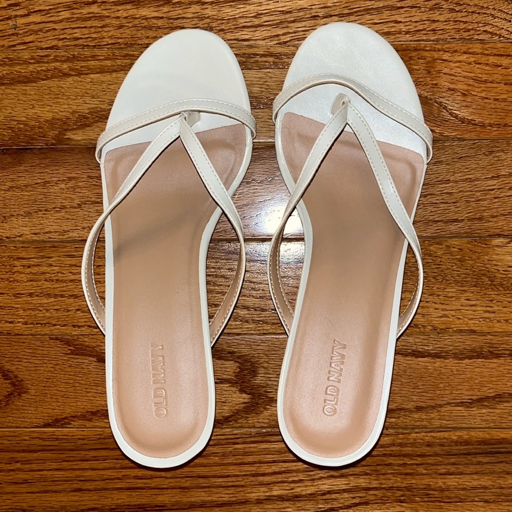 Old Navy White Sandals